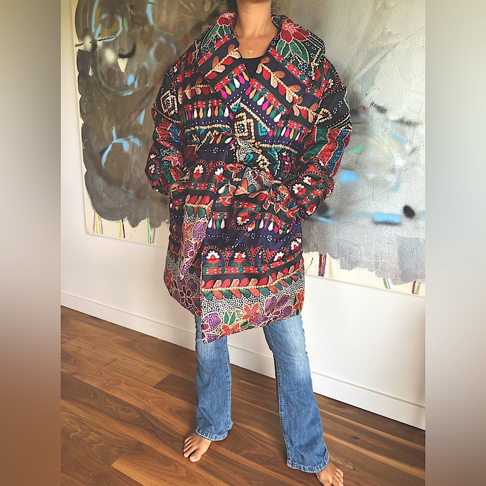 Farm Rio colorful warm coat